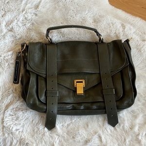 Proenza Schouler PS1 Medium in Dark Olive